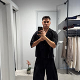 Coordinato Piences Crop Black