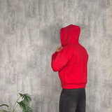 Hoodie Zip Shine Red