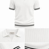 Polo Filo Riviera White