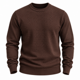 Pullover Filo Texture Brown