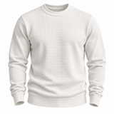 Pullover Filo Texture White