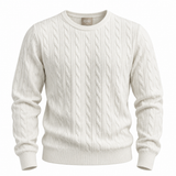 Pullover Filo Treccia White