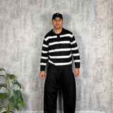 Pullover Polo Hairy black