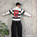 Polo Double Rigles Black